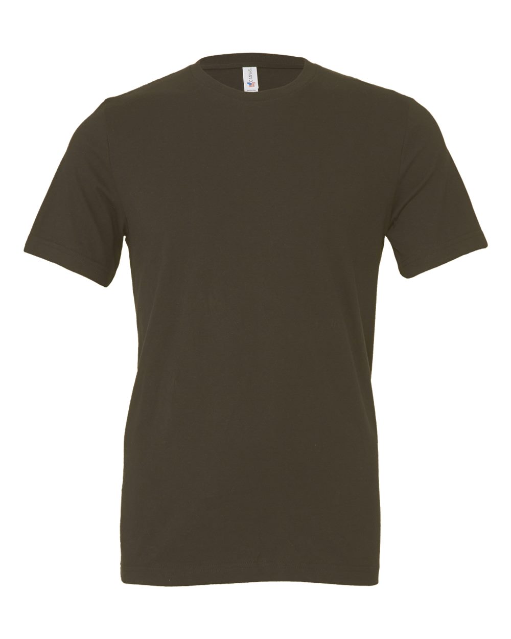 Green t-shirt on a white background