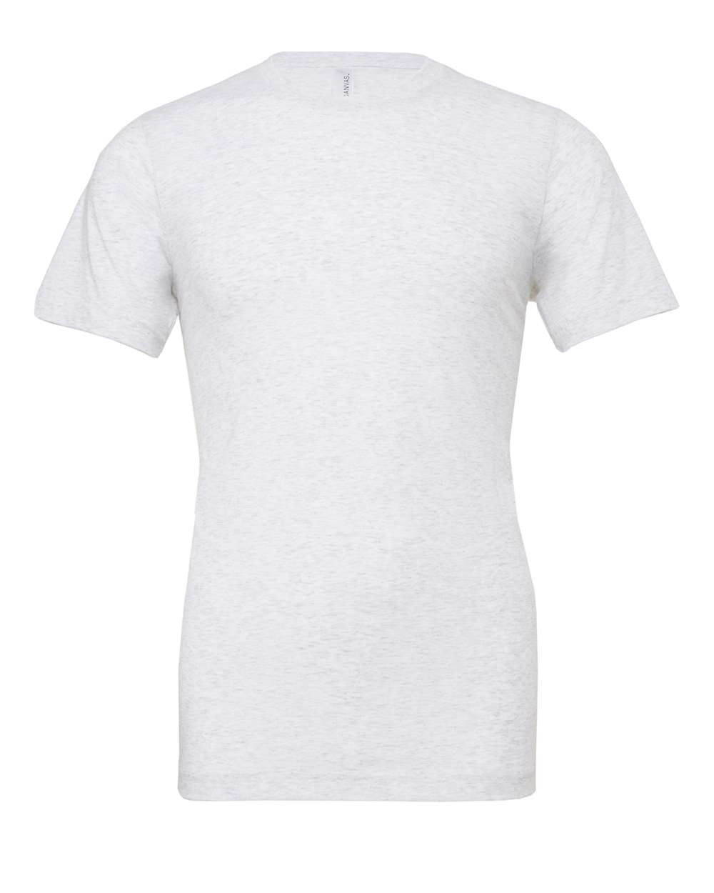 Light grey t-shirt on a white background