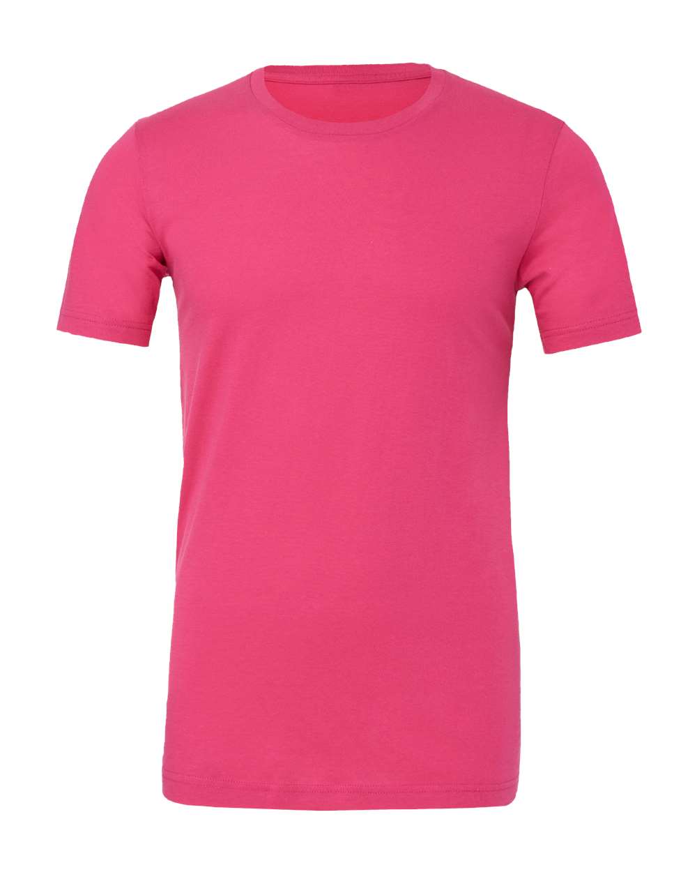 Pink t-shirt on a white background