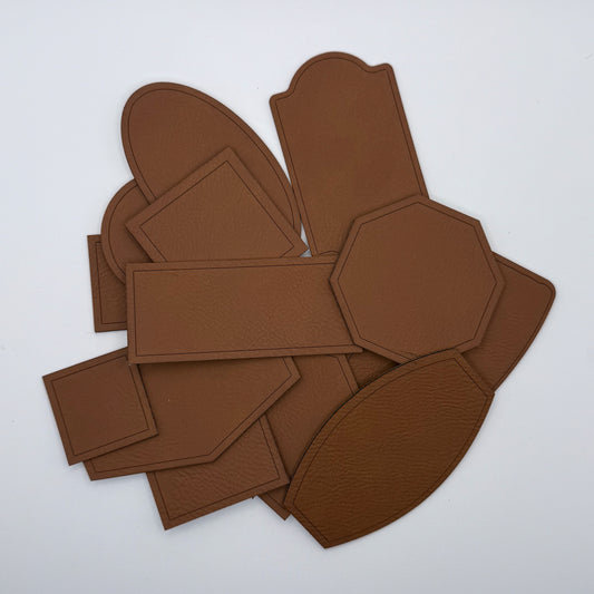 Blank Leatherette Patches